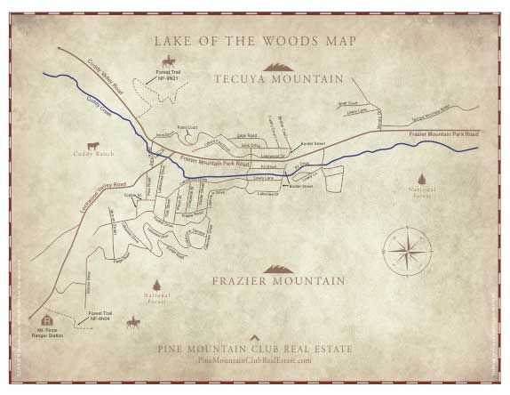 Lake of the Woods Map
